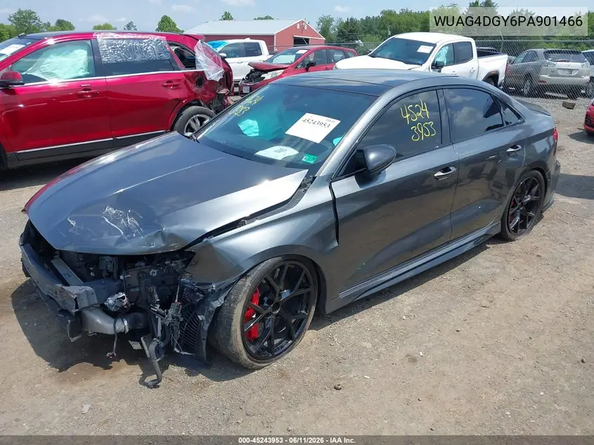 Auction sale of the 2023 Audi RS3 , vin: WUAG4DGY6PA901466, lot number: 45243953