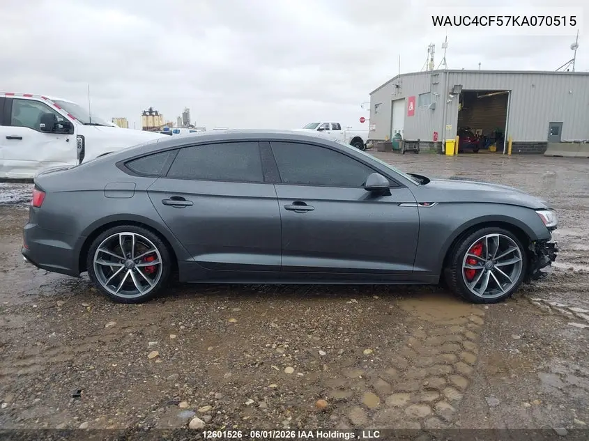 Auction sale of the 2019 Audi S5 , vin: WAUC4CF57KA070515, lot number: 12601526
