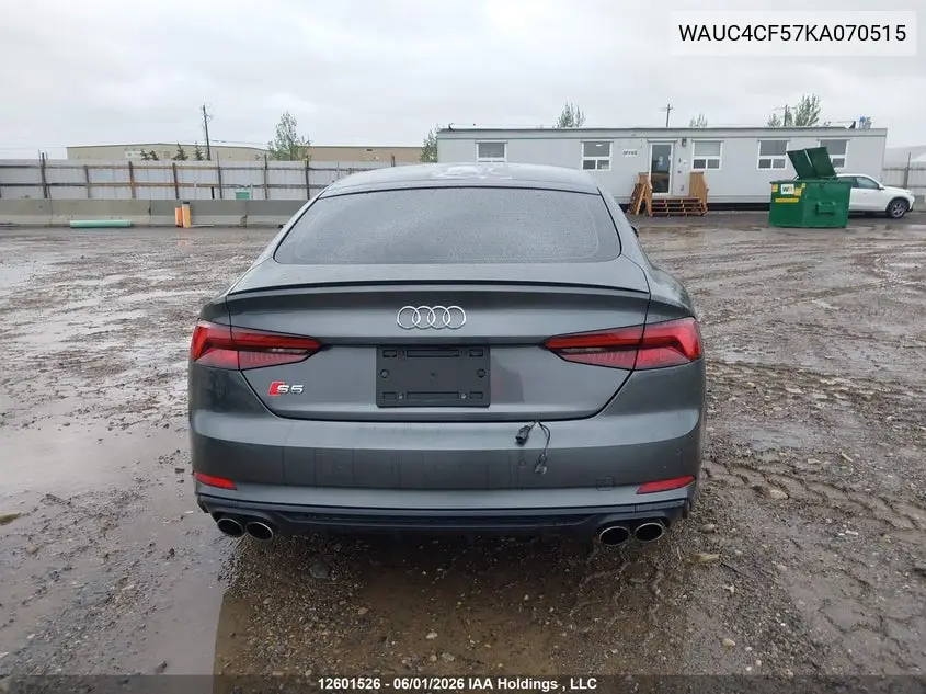 Auction sale of the 2019 Audi S5 , vin: WAUC4CF57KA070515, lot number: 12601526