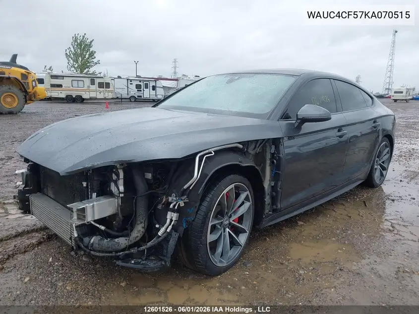 Auction sale of the 2019 Audi S5 , vin: WAUC4CF57KA070515, lot number: 12601526