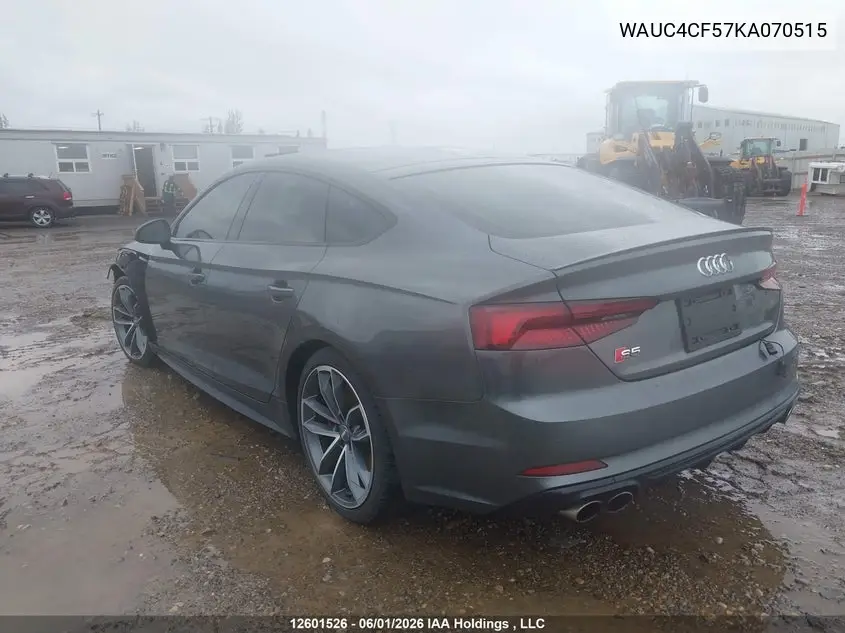 Auction sale of the 2019 Audi S5 , vin: WAUC4CF57KA070515, lot number: 12601526