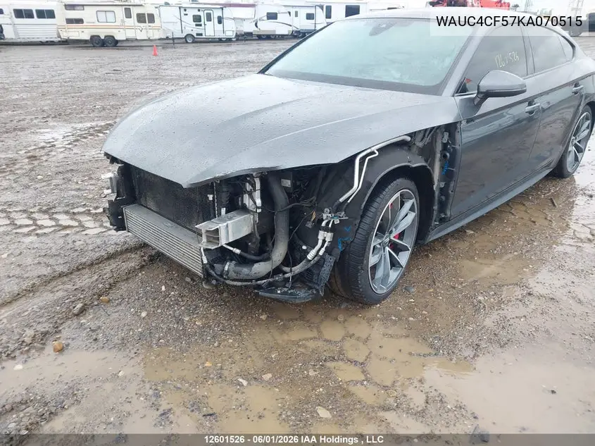 Auction sale of the 2019 Audi S5 , vin: WAUC4CF57KA070515, lot number: 12601526