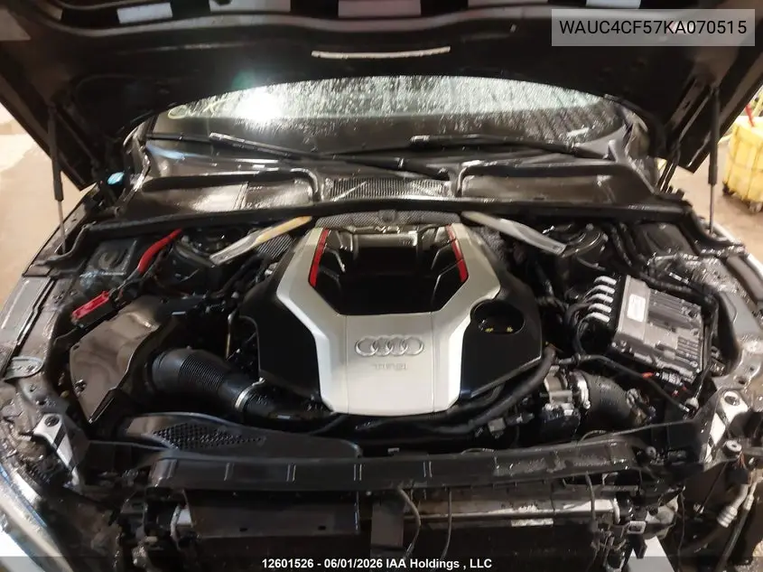 Auction sale of the 2019 Audi S5 , vin: WAUC4CF57KA070515, lot number: 12601526