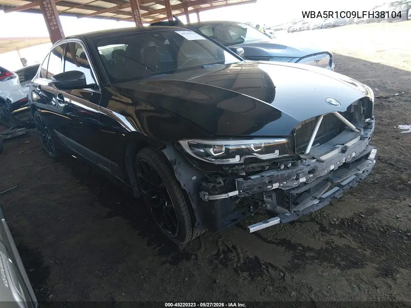 Auction sale of the 2020 BMW 3er , vin: WBA5R1C09LFH38104, lot number: 45220323