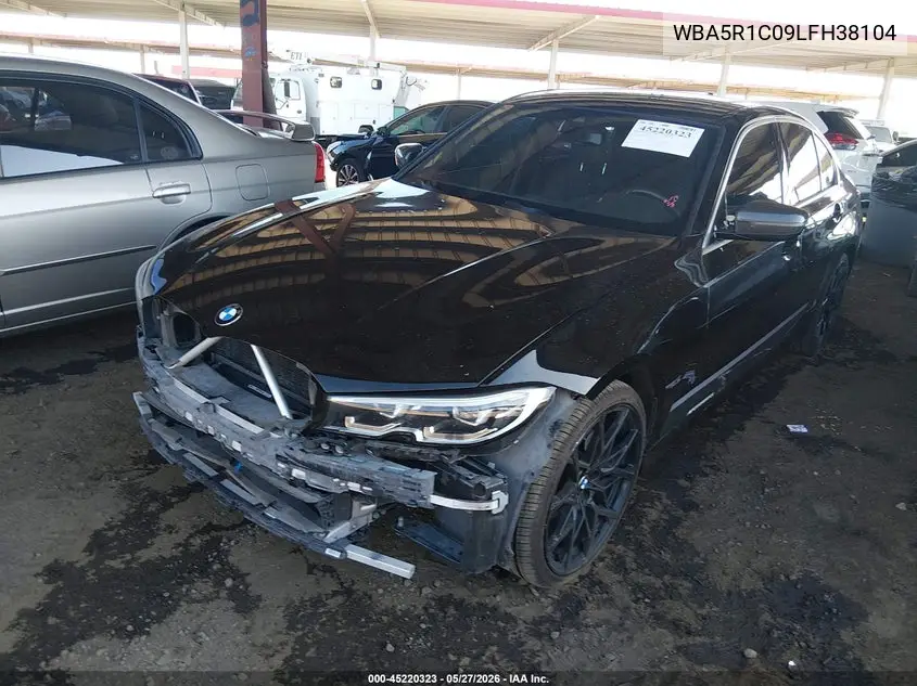 Auction sale of the 2020 BMW 3er , vin: WBA5R1C09LFH38104, lot number: 45220323