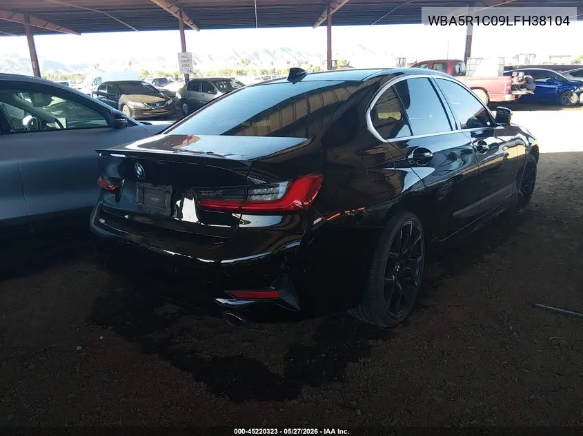 Auction sale of the 2020 BMW 3er , vin: WBA5R1C09LFH38104, lot number: 45220323