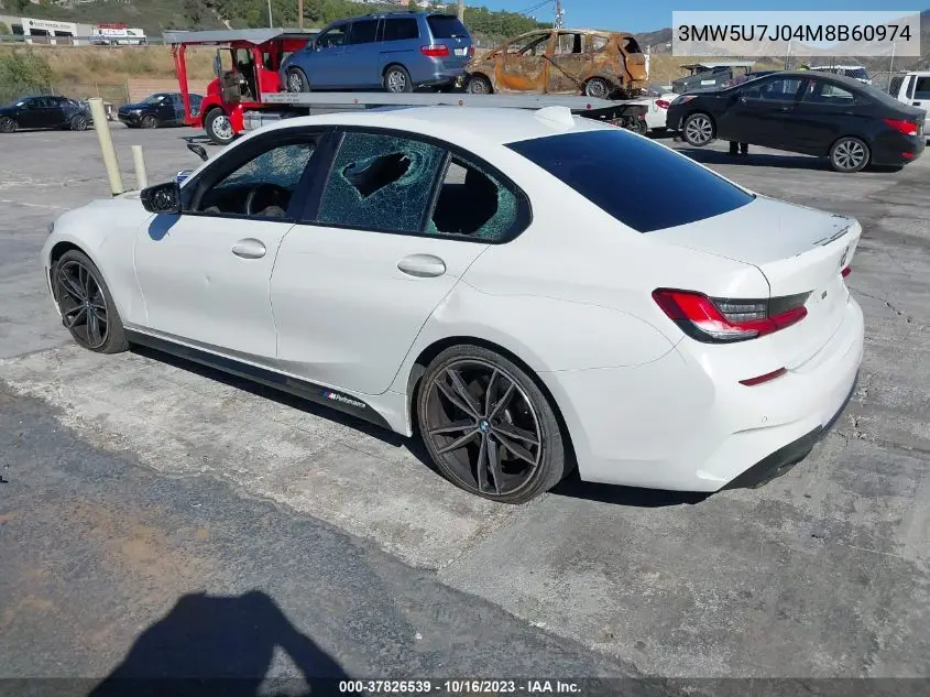 Auction sale of the 2021 BMW 3er , vin: 3MW5U7J04M8B60974, lot number: 37826539