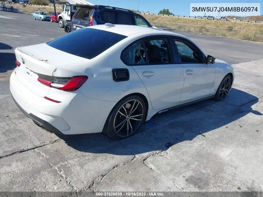 Auction sale of the 2021 BMW 3er , vin: 3MW5U7J04M8B60974, lot number: 37826539