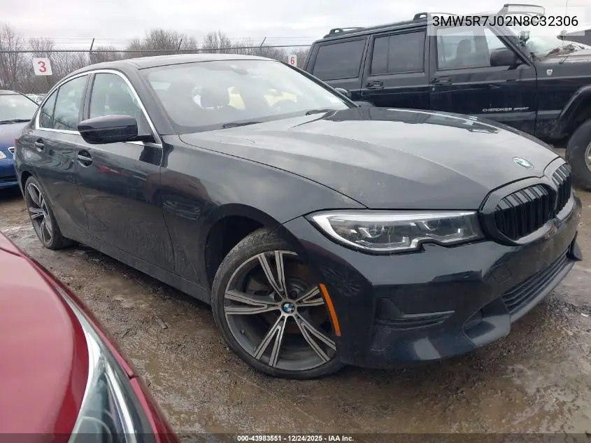 Auction sale of the 2022 BMW 3er , vin: 3MW5R7J02N8C32306, lot number: 43983551