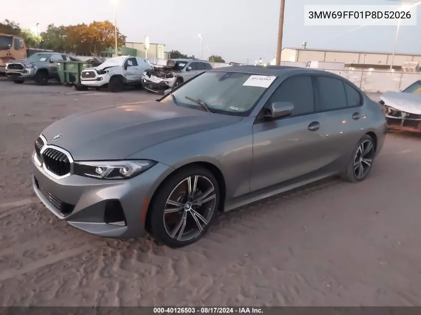 Auction sale of the 2023 BMW 3er , vin: 3MW69FF01P8D52026, lot number: 40126503