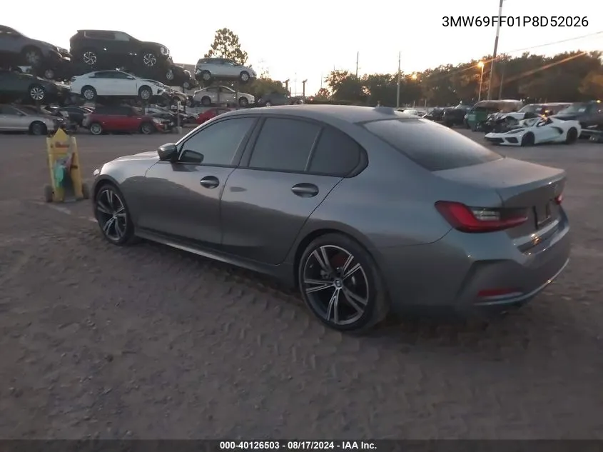 Auction sale of the 2023 BMW 3er , vin: 3MW69FF01P8D52026, lot number: 40126503