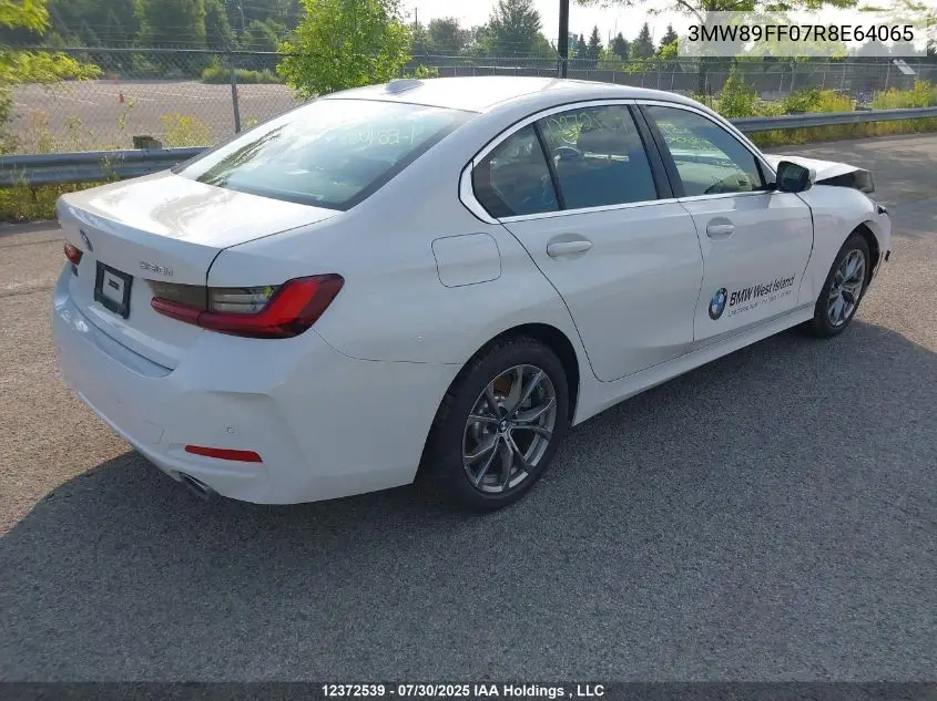 Auction sale of the 2024 BMW 3er , vin: 3MW89FF07R8E64065, lot number: 12372539