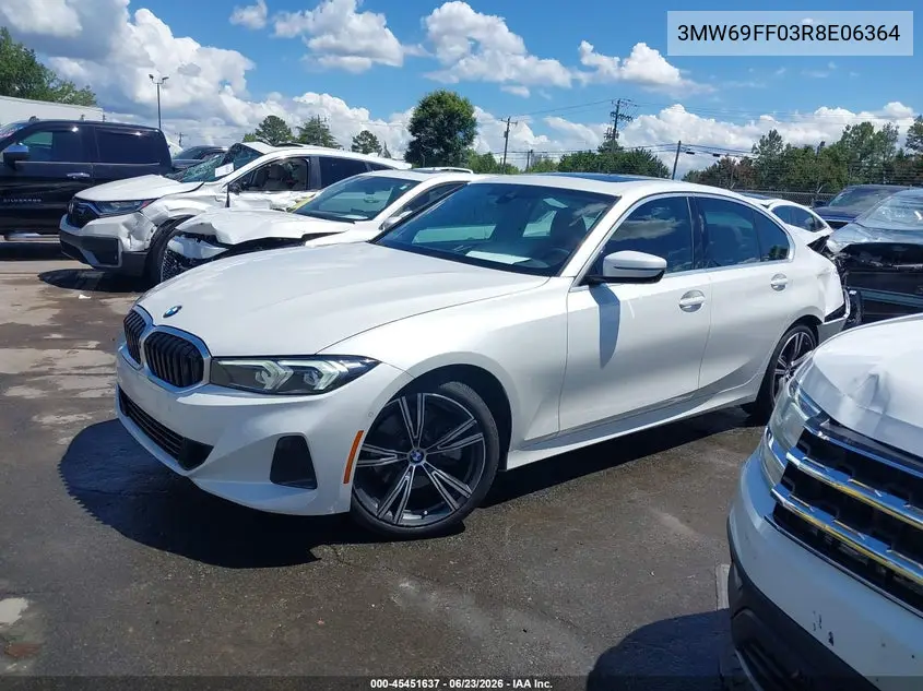 Auction sale of the 2024 BMW 3er , vin: 3MW69FF03R8E06364, lot number: 45451637