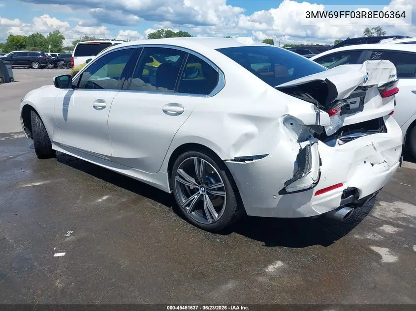 Auction sale of the 2024 BMW 3er , vin: 3MW69FF03R8E06364, lot number: 45451637