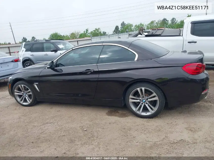 Auction sale of the 2019 BMW 4er , vin: WBA4Z1C58KEE51171, lot number: 41934317