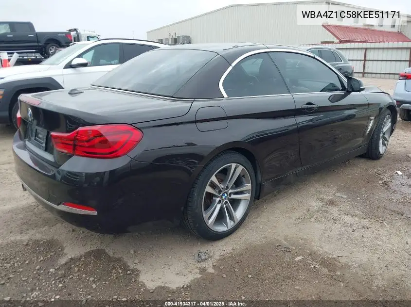 Auction sale of the 2019 BMW 4er , vin: WBA4Z1C58KEE51171, lot number: 41934317