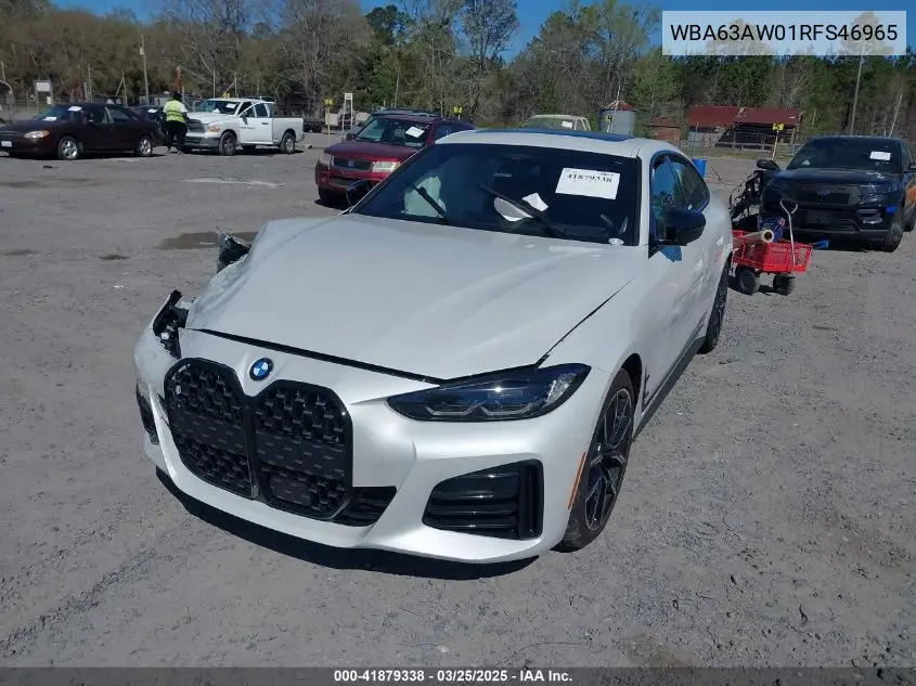 Auction sale of the 2024 BMW 4er , vin: WBA63AW01RFS46965, lot number: 41879338