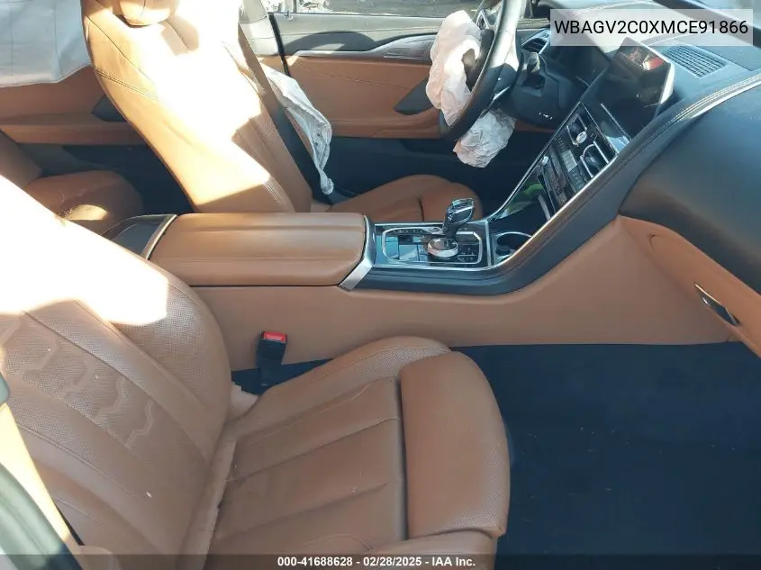 Auction sale of the 2021 BMW 8er , vin: WBAGV2C0XMCE91866, lot number: 41688628