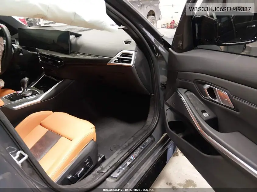 Auction sale of the 2025 BMW M3 , vin: WBS33HJ06SFU49337, lot number: 44244412