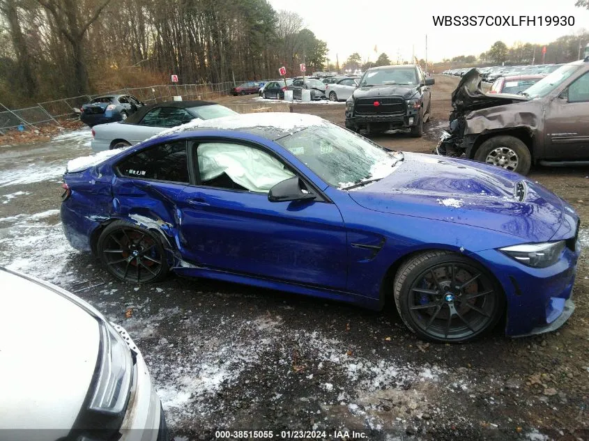 Auction sale of the 2020 BMW M4 , vin: WBS3S7C0XLFH19930, lot number: 38515055