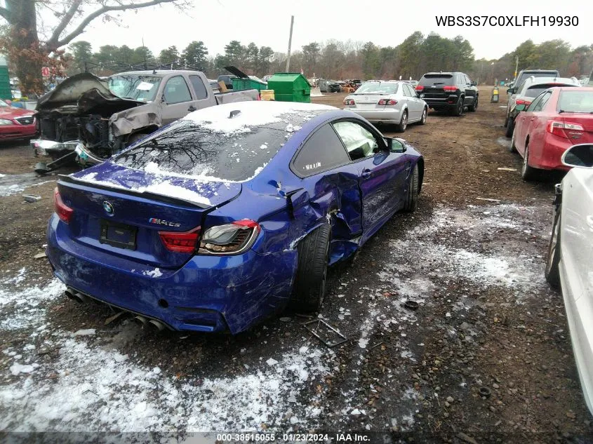 Auction sale of the 2020 BMW M4 , vin: WBS3S7C0XLFH19930, lot number: 38515055