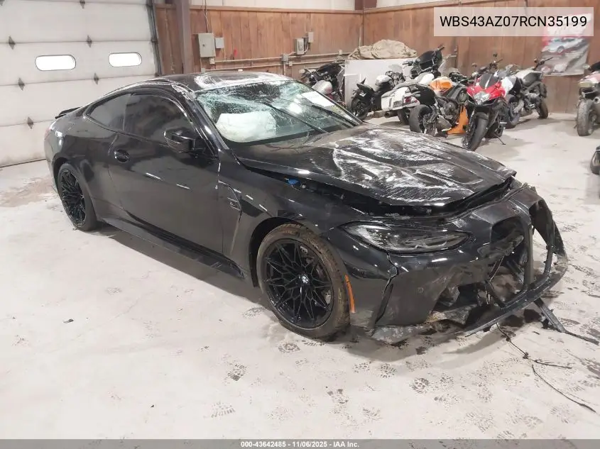 Auction sale of the 2024 BMW M4 , vin: WBS43AZ07RCN35199, lot number: 43642485