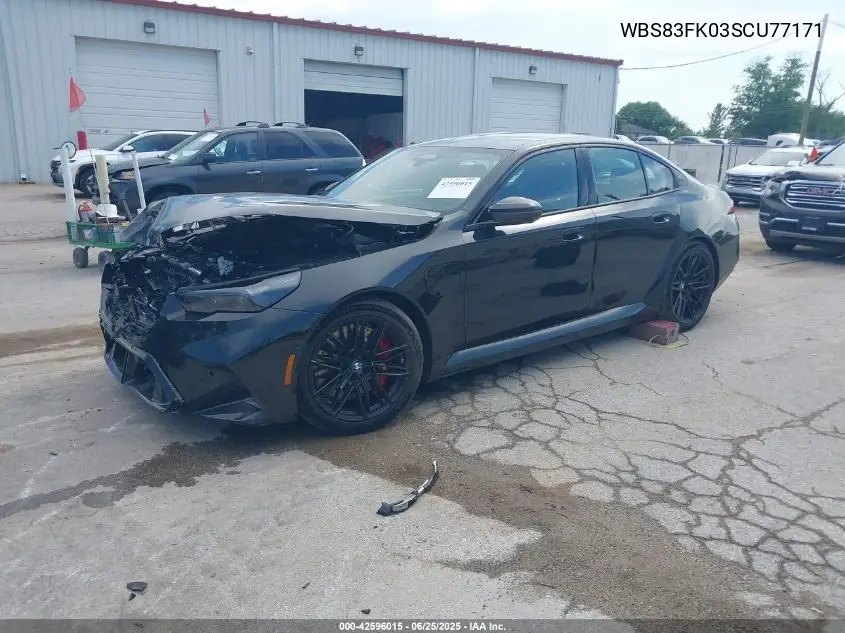 Auction sale of the 2025 BMW M5 , vin: WBS83FK03SCU77171, lot number: 42596015