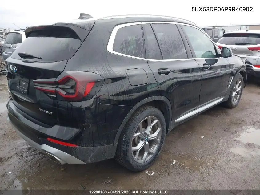 Auction sale of the 2023 BMW X3 , vin: 5UX53DP06P9R40902, lot number: 12298183