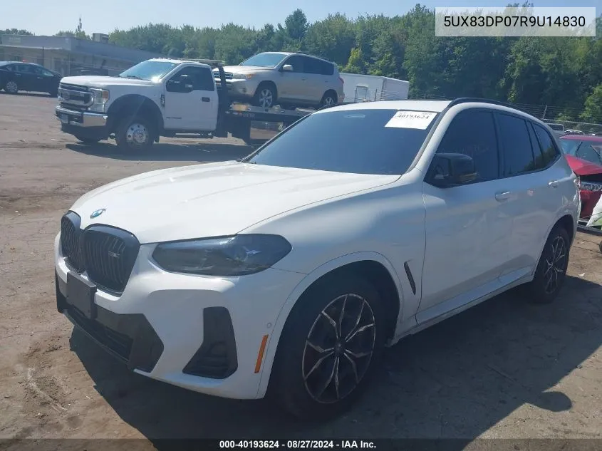 Auction sale of the 2024 BMW X3 , vin: 5UX83DP07R9U14830, lot number: 40193624