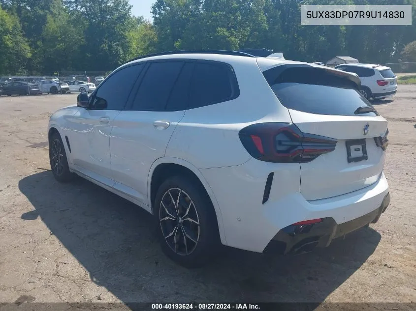 Auction sale of the 2024 BMW X3 , vin: 5UX83DP07R9U14830, lot number: 40193624