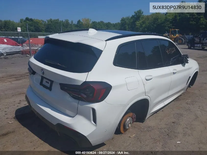 Auction sale of the 2024 BMW X3 , vin: 5UX83DP07R9U14830, lot number: 40193624