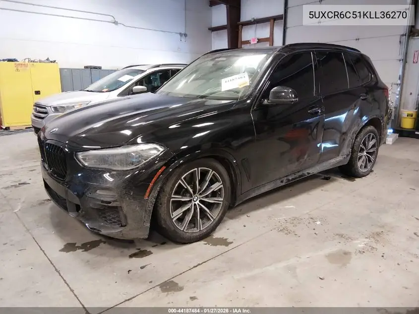 Auction sale of the 2019 BMW X5 , vin: 5UXCR6C51KLL36270, lot number: 44187484