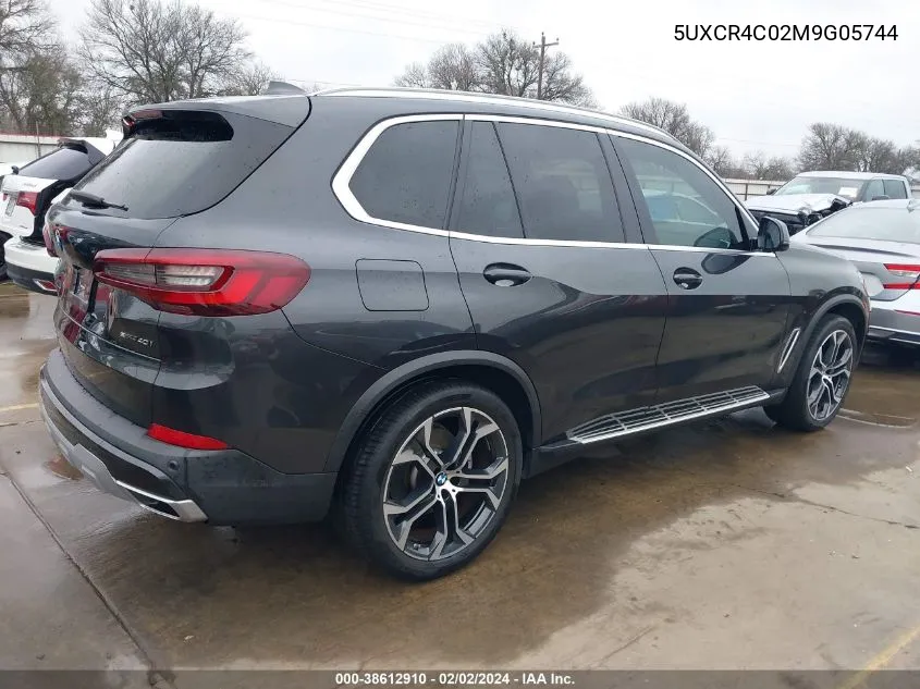 Auction sale of the 2021 BMW X5 , vin: 5UXCR4C02M9G05744, lot number: 38612910