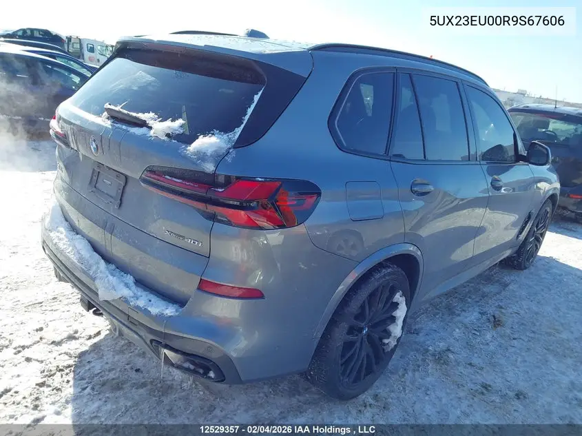 Auction sale of the 2024 BMW X5 , vin: 5UX23EU00R9S67606, lot number: 12529357