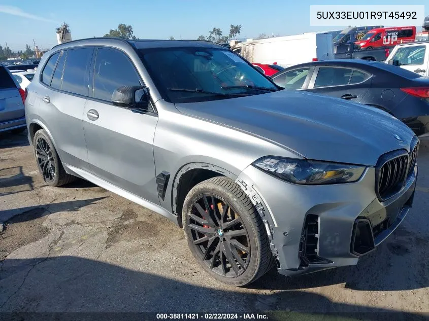 Auction sale of the 2024 BMW X5 , vin: 5UX33EU01R9T45492, lot number: 38811421