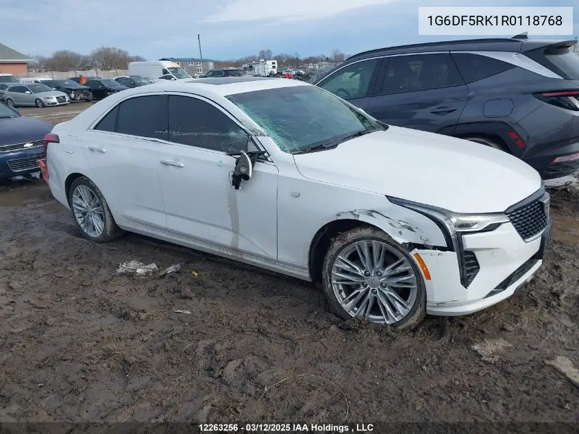 Auction sale of the 2024 Cadillac CT4 , vin: 1G6DF5RK1R0118768, lot number: 12263256