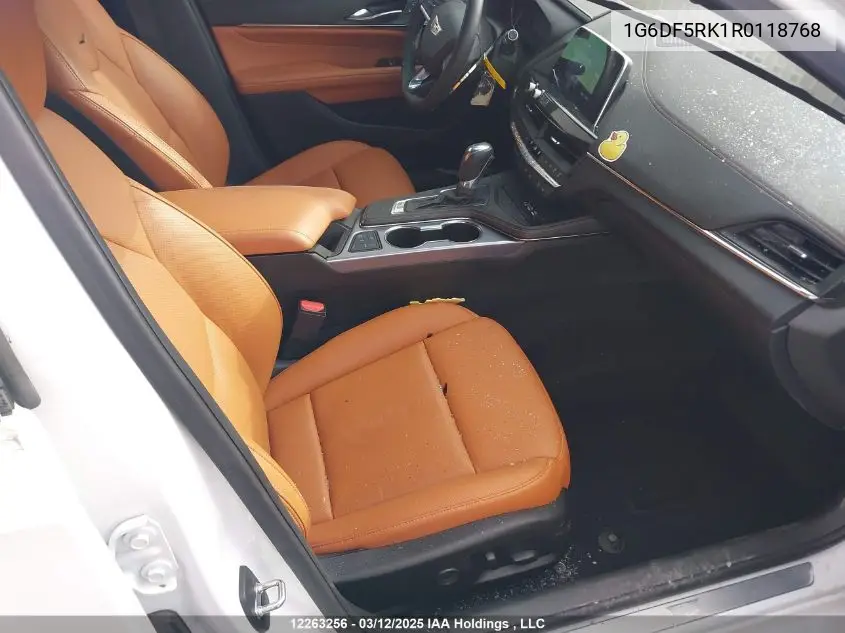 Auction sale of the 2024 Cadillac CT4 , vin: 1G6DF5RK1R0118768, lot number: 12263256