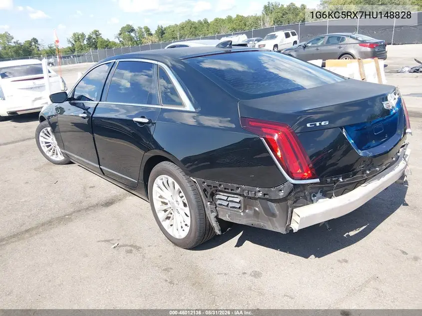 Auction sale of the 2017 Cadillac CT6 , vin: 1G6KC5RX7HU148828, lot number: 46012136