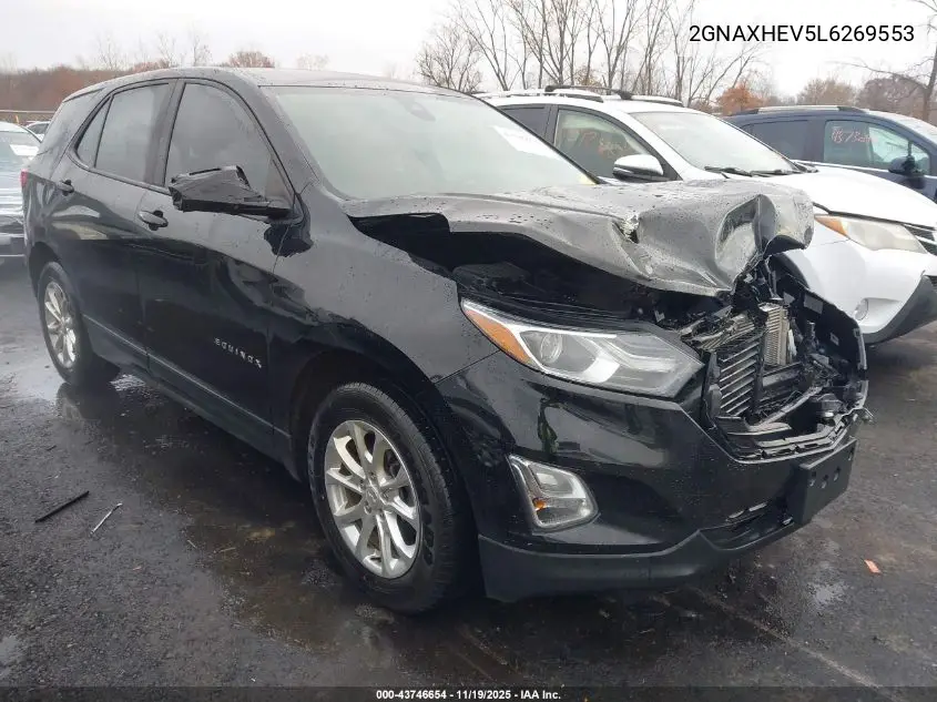 Auction sale of the 2020 Chevrolet Equinox , vin: 2GNAXHEV5L6269553, lot number: 43746654