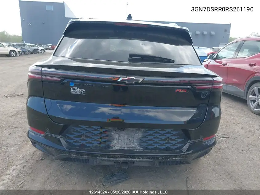 Auction sale of the 2024 Chevrolet Equinox , vin: 3GN7DSRR0RS261190, lot number: 12614524