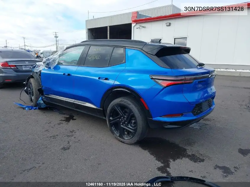Auction sale of the 2025 Chevrolet Equinox , vin: 3GN7DSRR7SS131428, lot number: 12461160