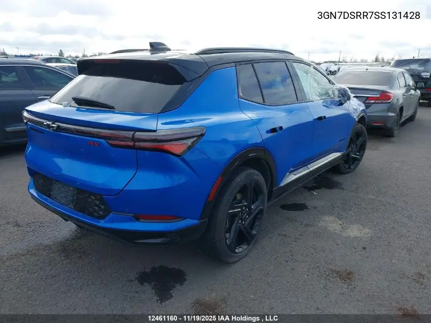 Auction sale of the 2025 Chevrolet Equinox , vin: 3GN7DSRR7SS131428, lot number: 12461160