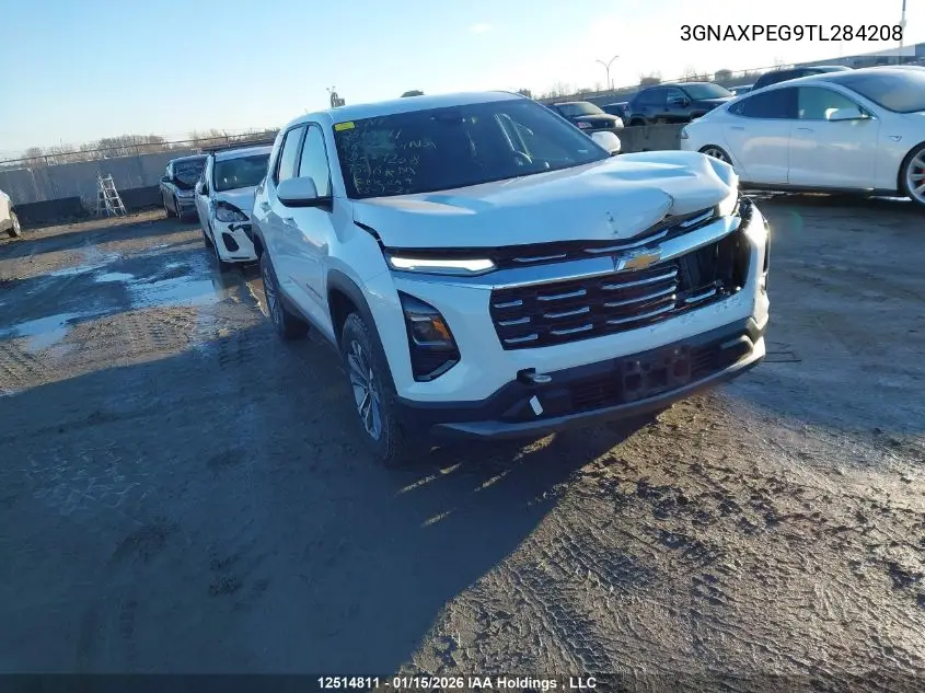 Auction sale of the 2026 Chevrolet Equinox , vin: 3GNAXPEG9TL284208, lot number: 12514811