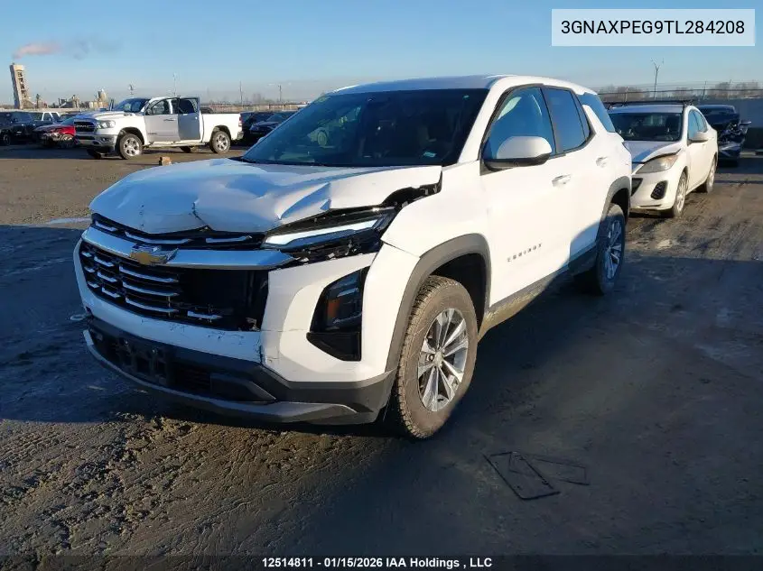 Auction sale of the 2026 Chevrolet Equinox , vin: 3GNAXPEG9TL284208, lot number: 12514811