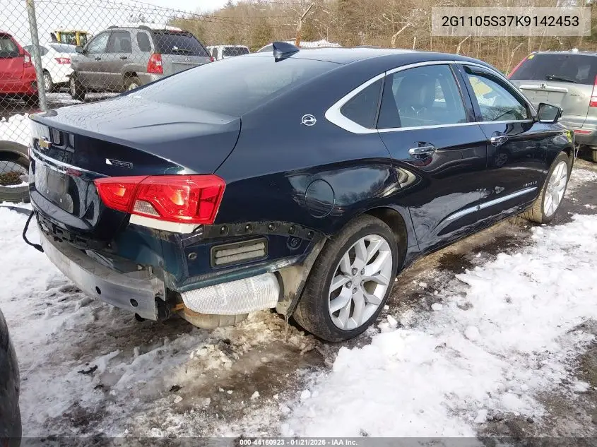 Auction sale of the 2019 Chevrolet Impala , vin: 2G1105S37K9142453, lot number: 44160923