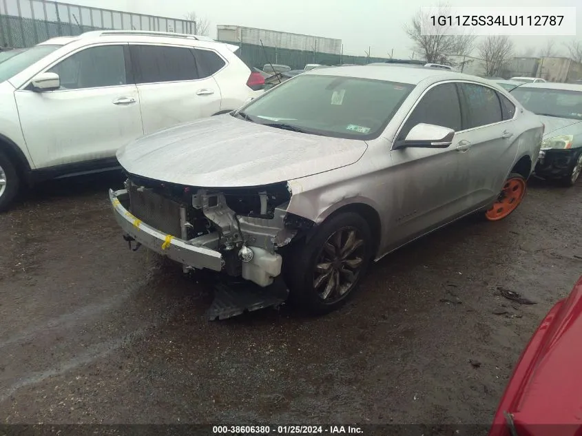 Auction sale of the 2020 Chevrolet Impala , vin: 1G11Z5S34LU112787, lot number: 38606380
