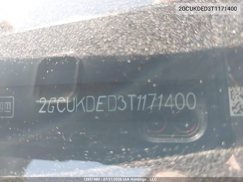 Auction sale of the 2026 Chevrolet Silverado , vin: 2GCUKDED3T1171400, lot number: 12657480