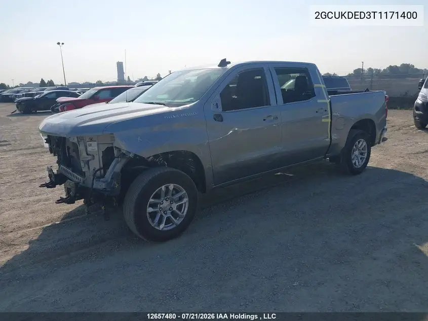 Auction sale of the 2026 Chevrolet Silverado , vin: 2GCUKDED3T1171400, lot number: 12657480