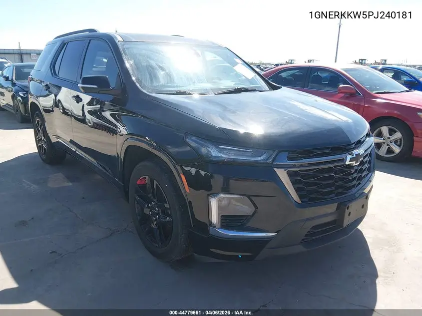 Auction sale of the 2023 Chevrolet Traverse , vin: 1GNERKKW5PJ240181, lot number: 44779661