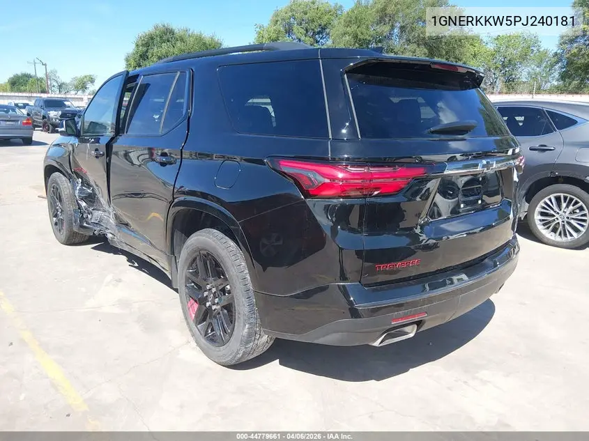 Auction sale of the 2023 Chevrolet Traverse , vin: 1GNERKKW5PJ240181, lot number: 44779661